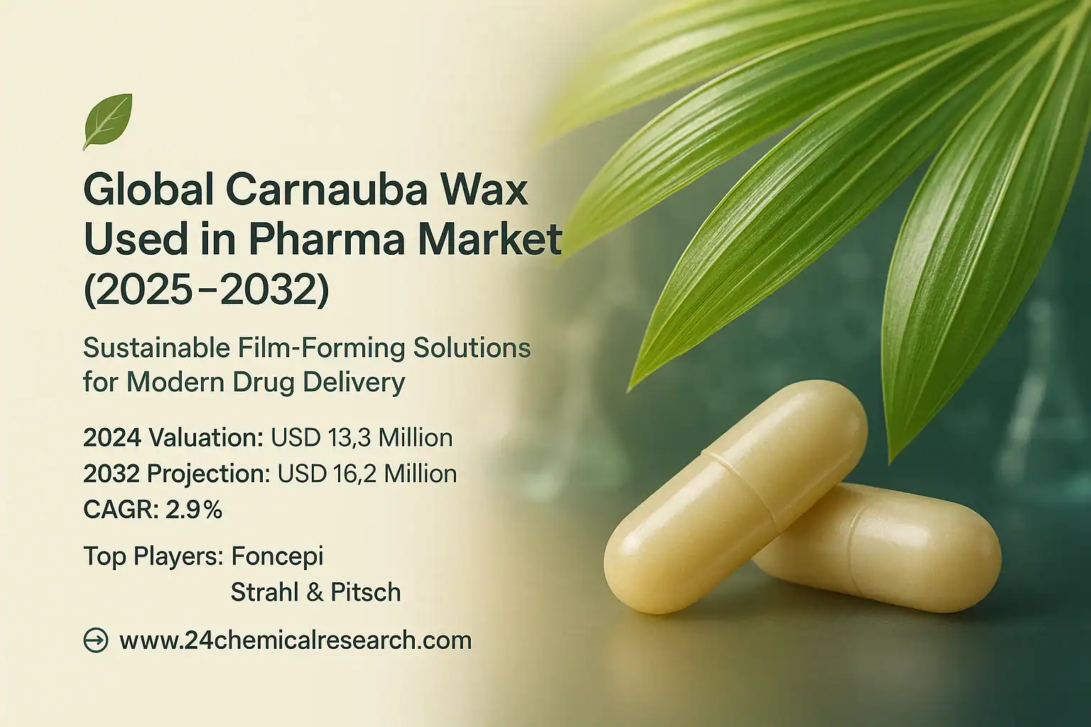 Will Plant-Based Excipients Like Carnauba Wax Reshape Pharmaceutical Formulations by 2032?