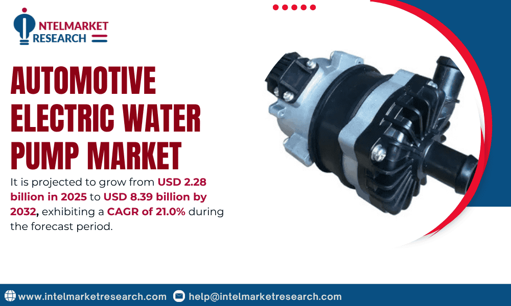 Global Automotive Electric Water Pump Market to Reach USD 8.39 Billion by 2032