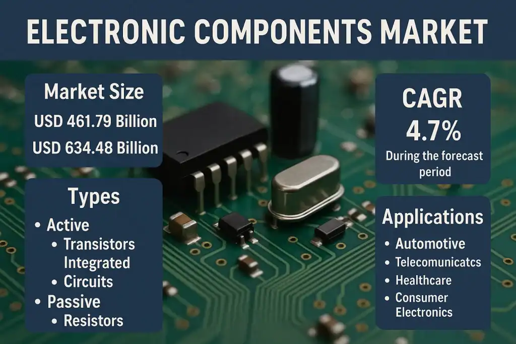 Electronic Components Market Size, Share, Growth Trends, and Future Outlook 2024–2032