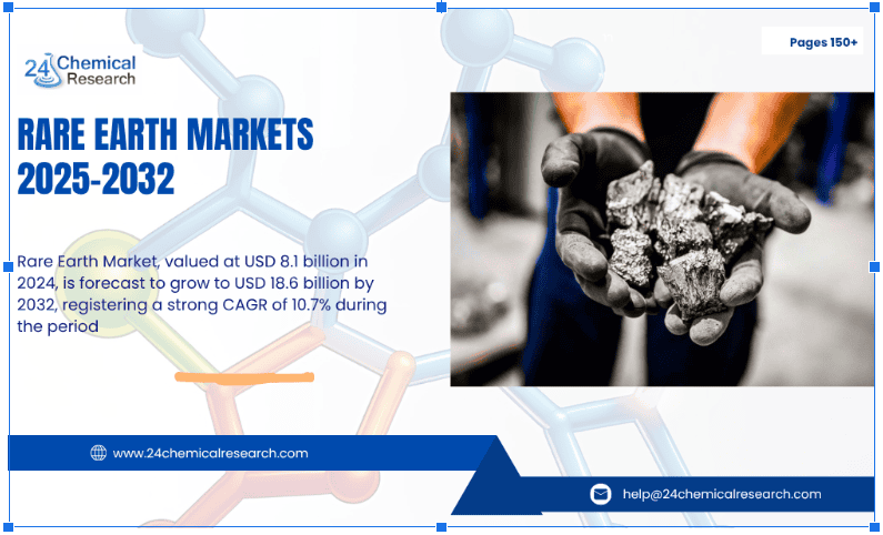 Rare Earth Market 2032: Green Energy Demand and Defense Applications Fuel Global Expansion