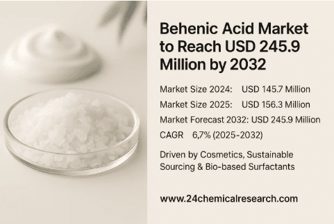 Can the Natural Cosmetics Boom Lather Up a USD 246 Million Market for Behenic Acid?