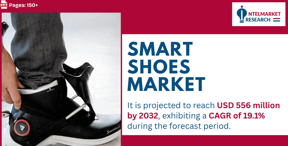 Smart Shoes Market Size Set to Surpass USD 556 Million by 2032 | Innovation and Connectivity Fuel Global Growth