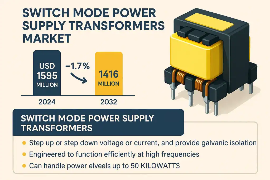 Switch Mode Power Supply (SMPS) Transformers Market Size, Trends, Growth Analysis, and Forecast 2024–2032